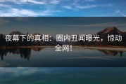 夜幕下的真相：圈内丑闻曝光，惊动全网！